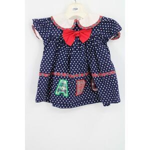 Peaches & Cream 12m  ABC Dress Vintage